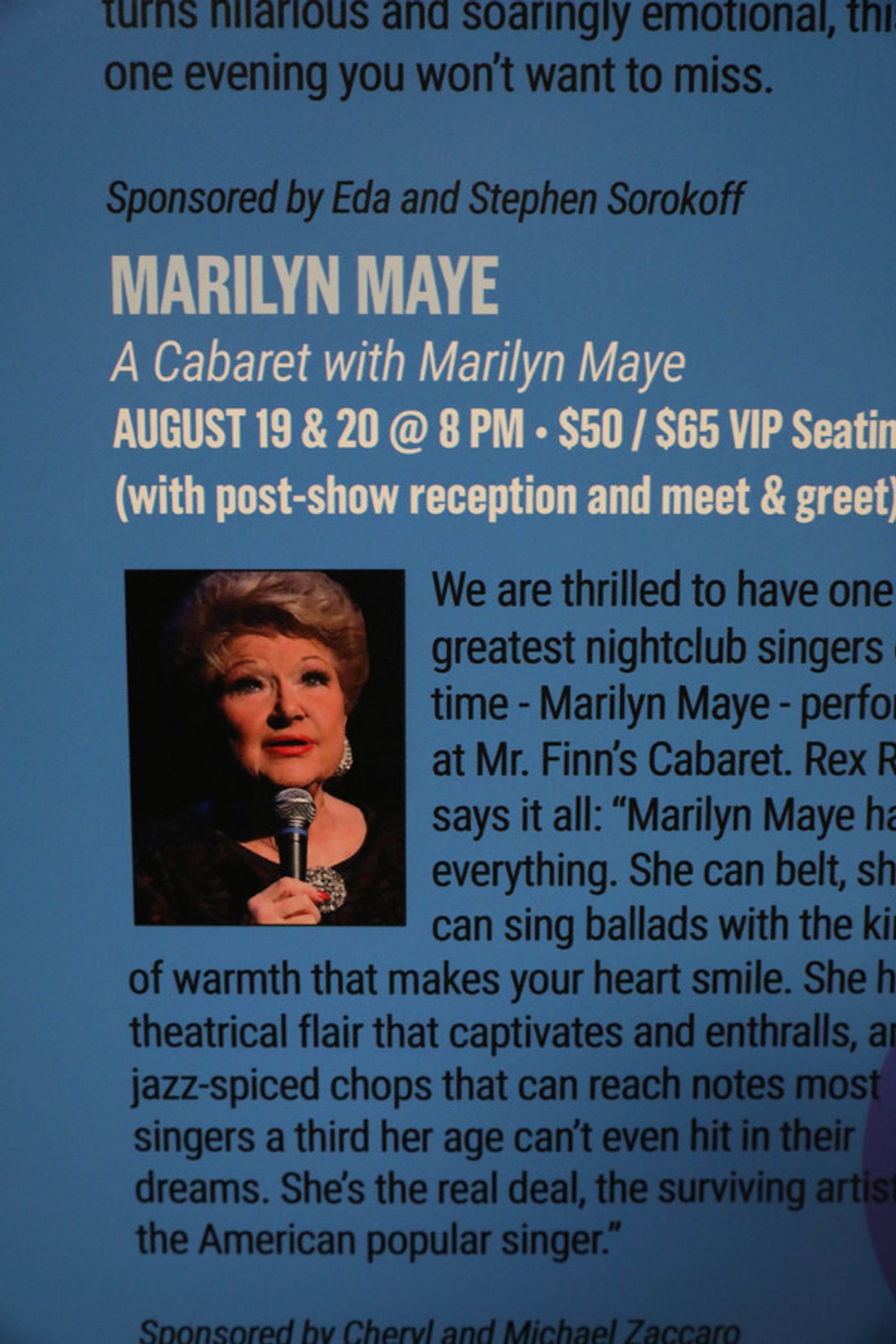 Photo Coverage: Charles Busch Brings My Kinda 60's To Mr. Finn's Cabaret Photo Coverage: Charles Busch Brings My Kinda 60's To Mr. Finn's Cabaret Image