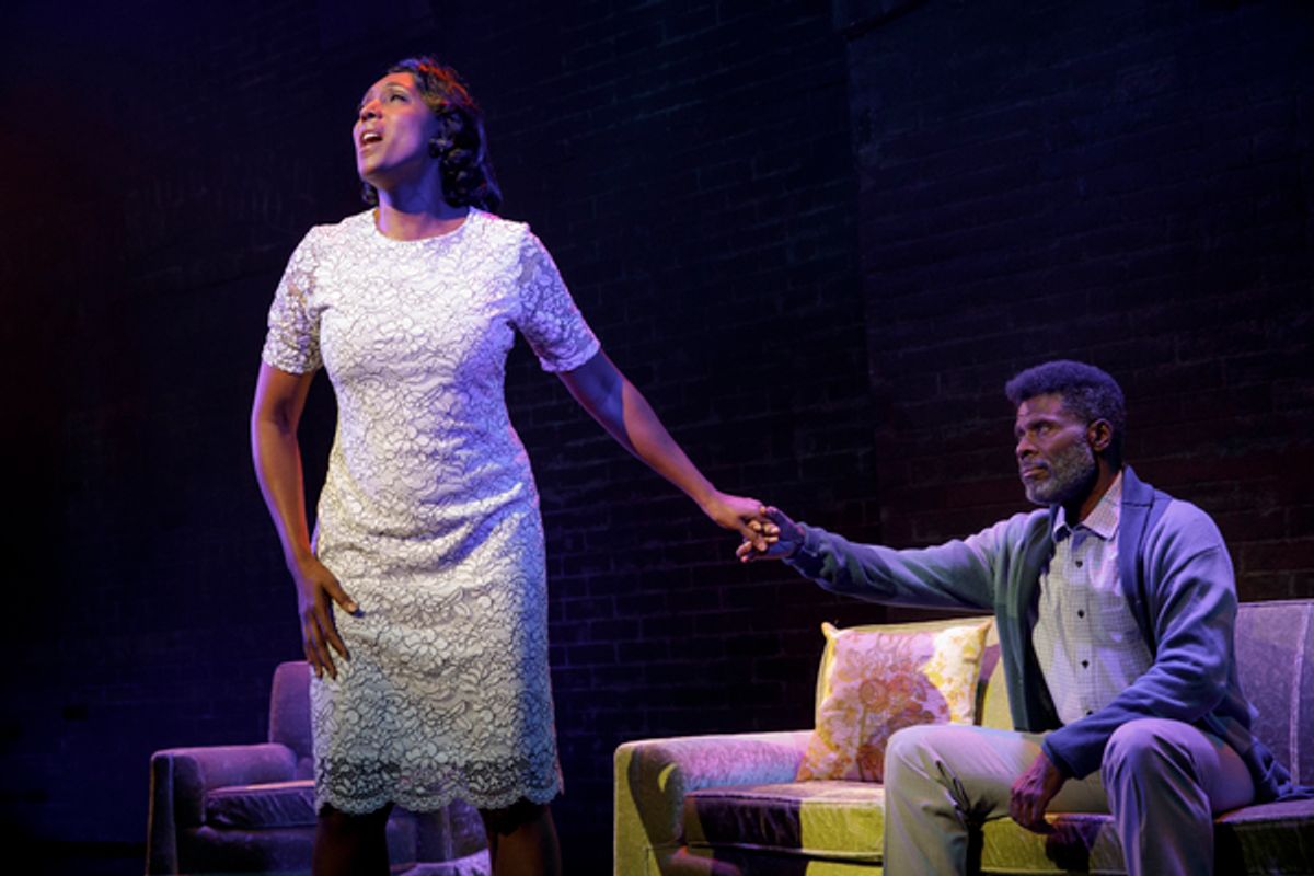 Nita Whitaker as Mom Winans and Milton Craig Nealy as Pop Winans in BORN FOR THIS â€“ A NEW MUSICAL at 