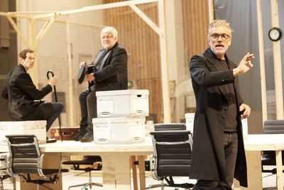 Ben Miles, Simon Russell Beale and Adam Godley Photo