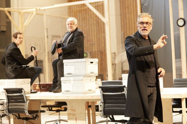 Ben Miles, Simon Russell Beale and Adam Godley Photo