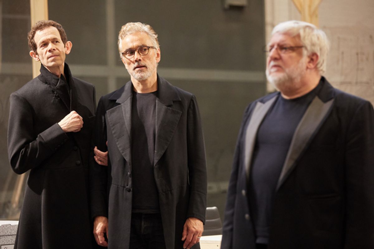 Simon Russell Beale, Ben Miles and Adam Godley at 