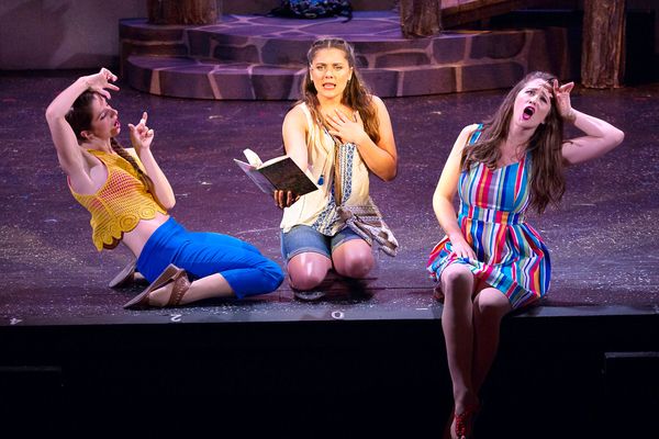 Janelle Yull (Ali), Malia Monk (Sophie), and Melissa Jones (Lisa) in MAMMA MIA! now p Photo