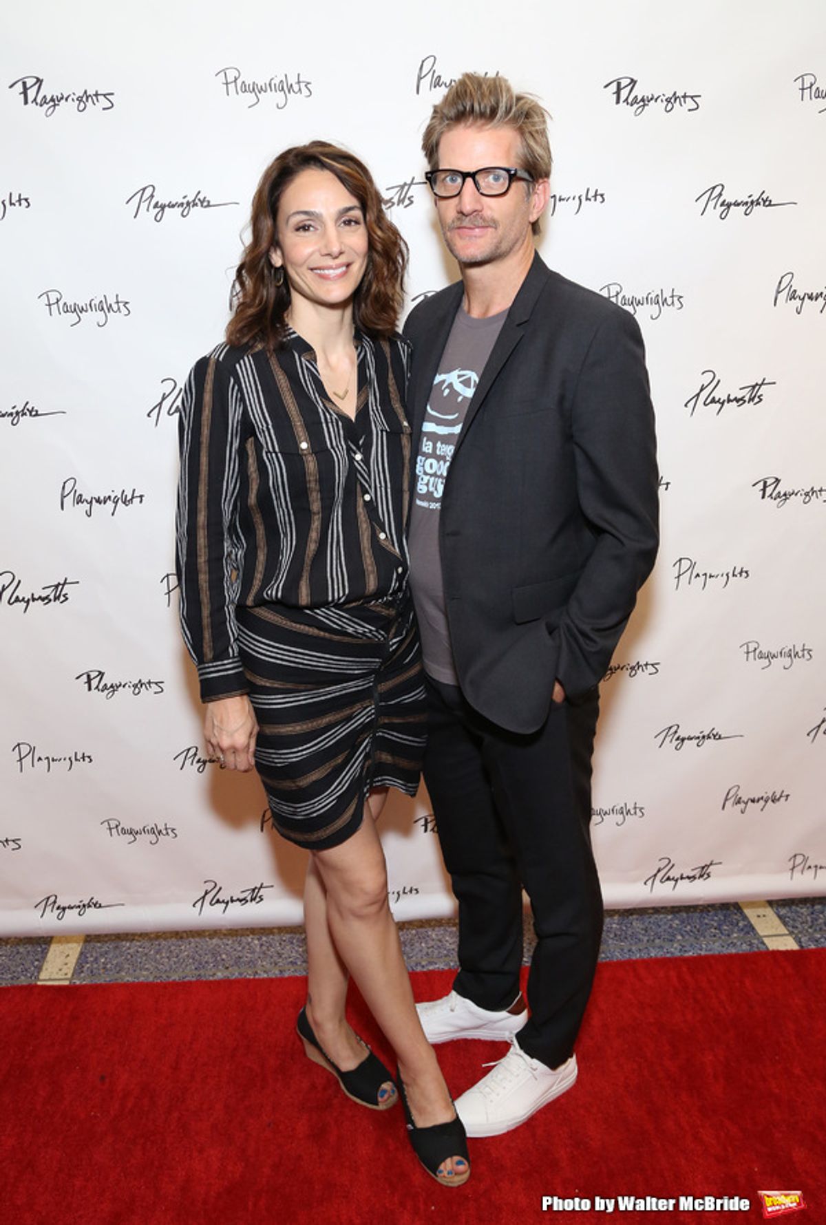 Annie Parisse and Paul Sparks at 