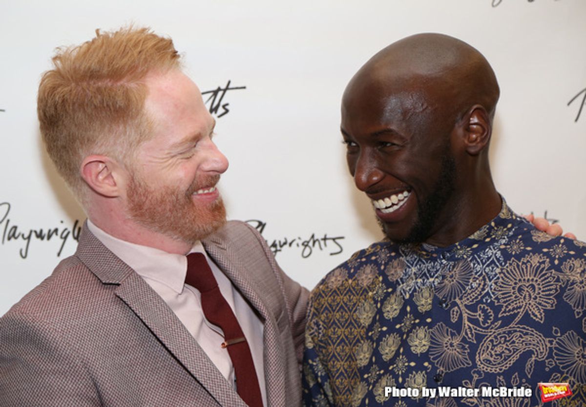 Jessie Tyler Ferguson and Phillip James Brannon at 