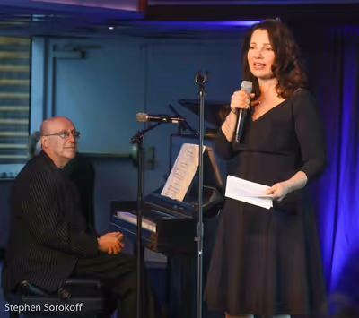 Alex Rybeck, Music Director, & Fran Drescher Photo