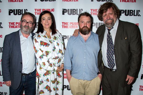 Neil Murray, Vicky Featherstone, David Ireland, Oskar Eustis Photo