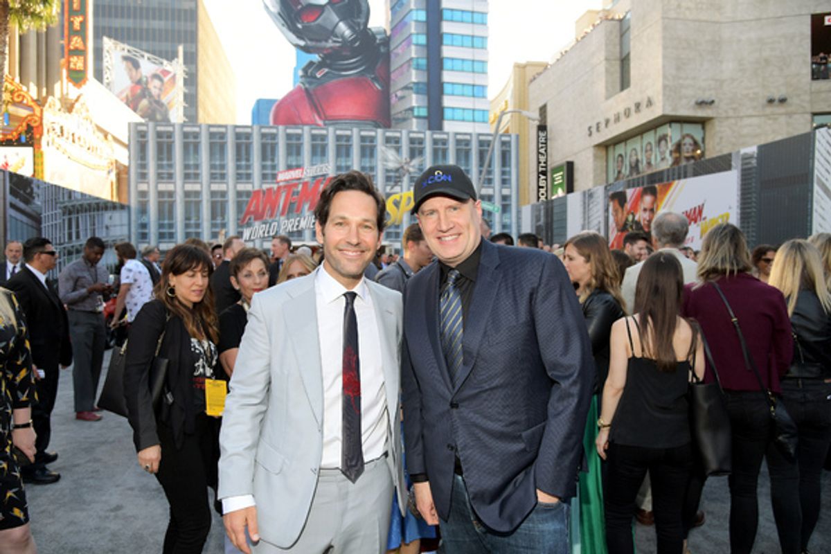 Kevin Feige; Paul Rudd at 