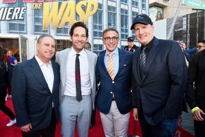 Alan Bergman; Paul Rudd; Ricky Strauss; Kevin Feige Photo