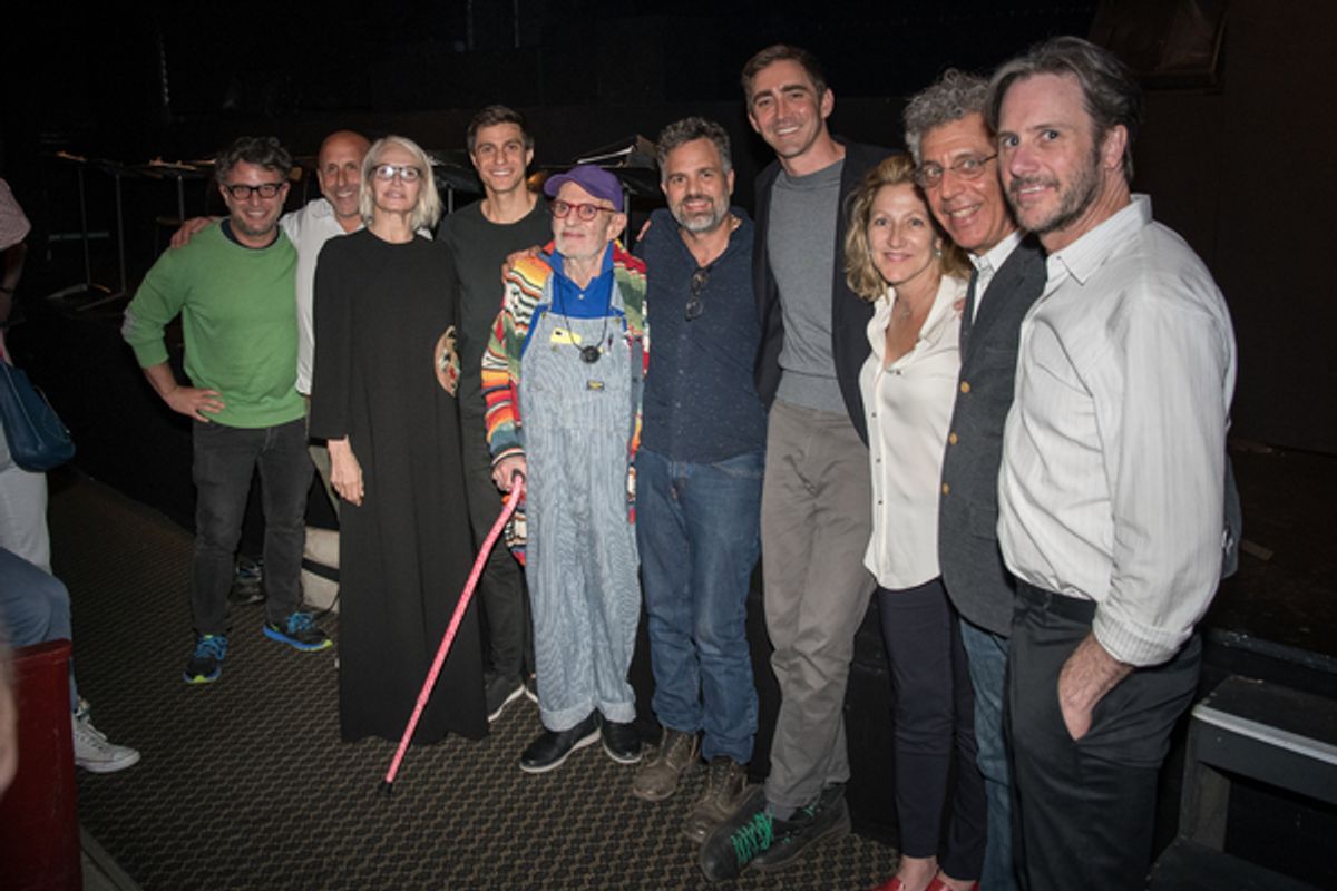 Trip Cullman, Scott Elliott, Ellen Barkin, Gideon Glick, Larry Kramer, Mark Ruffalo, Lee Pace, Edie Falco, Eric Bogosian, Josh Hamilton  at 