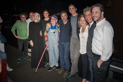 Trip Cullman, Scott Elliott, Ellen Barkin, Gideon Glick, Larry Kramer, Mark Ruffalo,  Photo