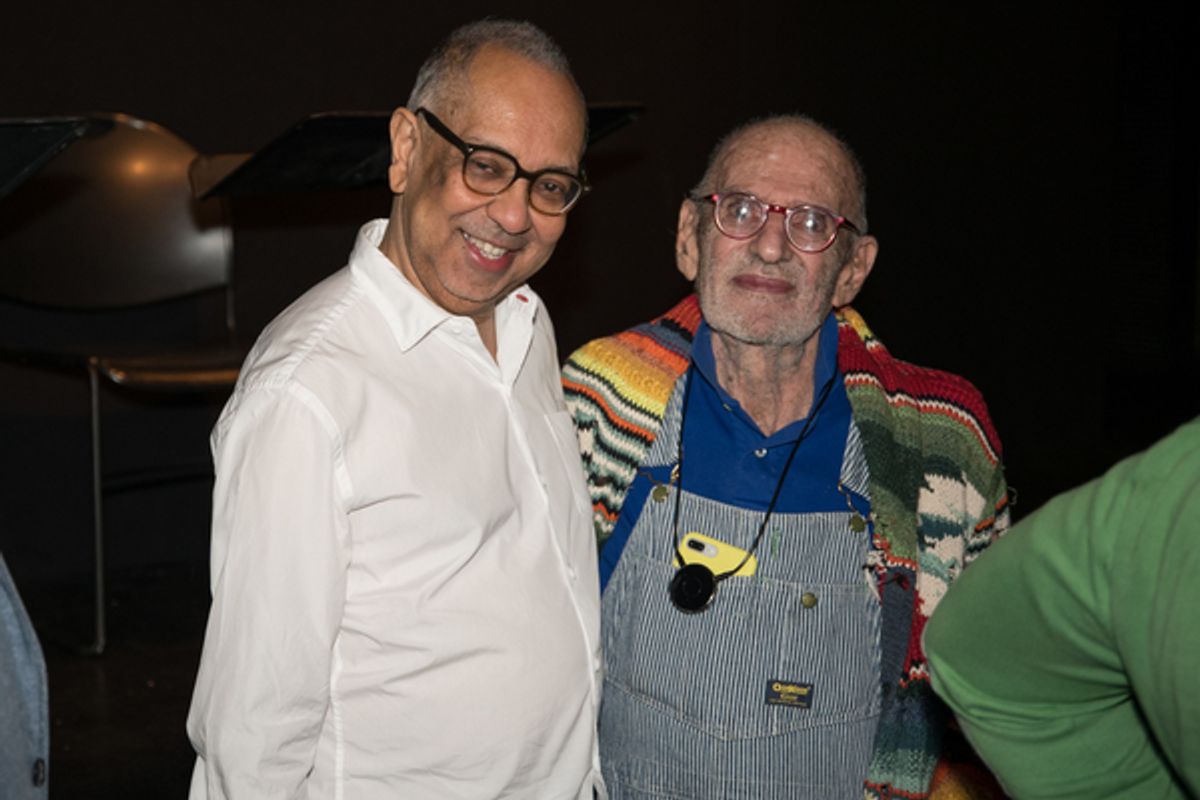 George C. Wolfe and Larry Kramer  at 