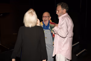 Larry Kramer and guests Photo