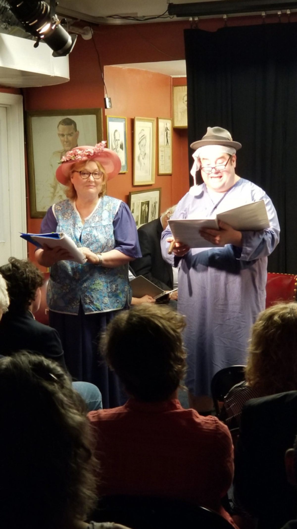 Written by Ian Finkel, this dramedy featured Lamb Bob Greenberg, Cheryl Ann Allen, music and puppets.
photos by Lamb Dave Konig and Shepherd Marc Baron. at 