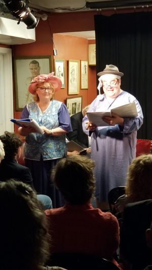 Written by Ian Finkel, this dramedy featured Lamb Bob Greenberg, Cheryl Ann Allen, music and puppets.
photos by Lamb Dave Konig and Shepherd Marc Baron. @ BroadwayWorld Written by Ian Finkel, this dramedy featured Lamb Bob Greenberg, Cheryl Ann Allen, mu Photo