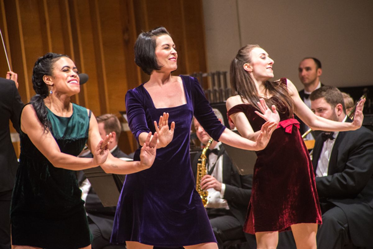 Julia Harnett, Lauren Blackman, Skye Mattox at 