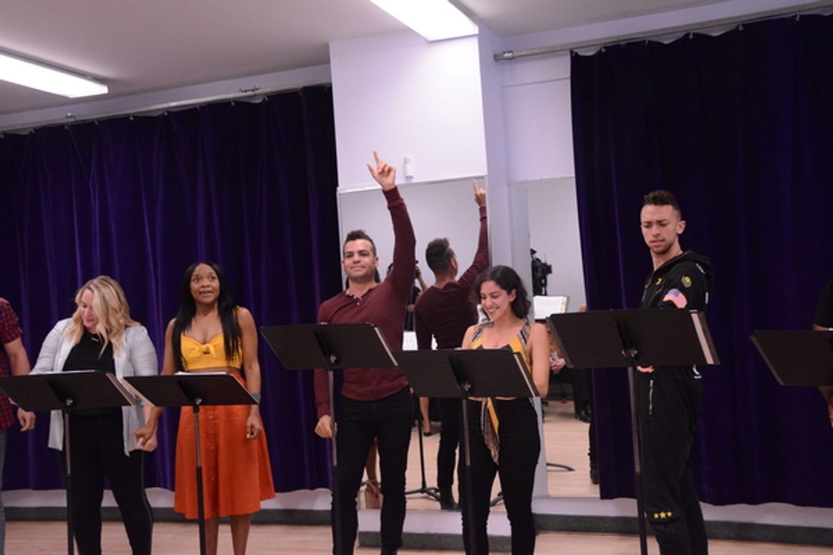 Megan Kane, Angela Wildflower, Cooper Howell, Laura Nicole Harrison and Jordon Bolden at NYMF Previews New 2018 Shows