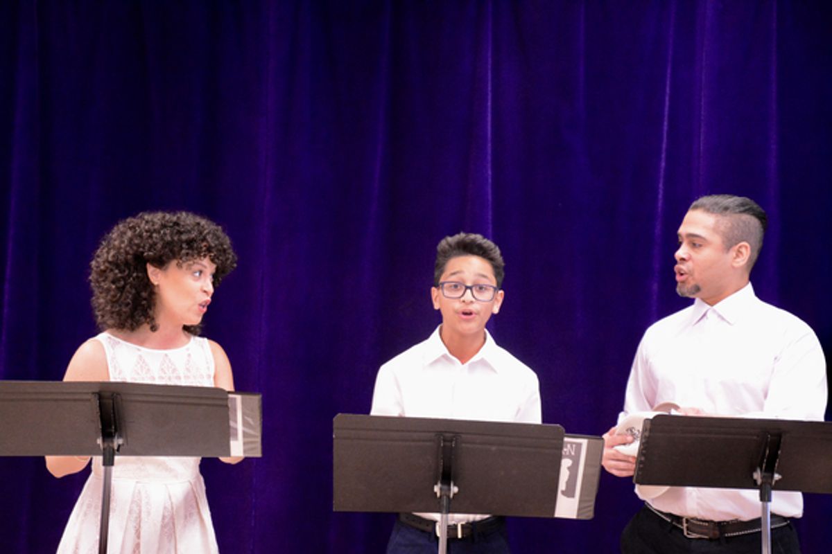 Genny Lis Padilla, Julian Silva and Wilson Jermaine Heredia at 