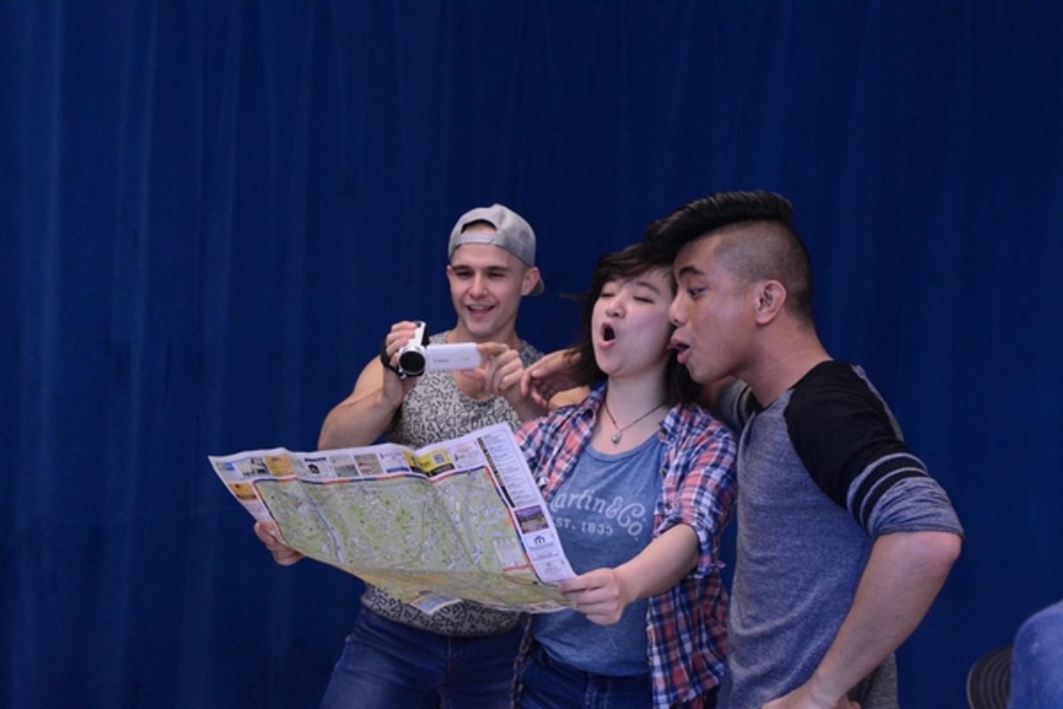 Andreas Weder, Angel Lin and Jon Viktor Corpuz at 