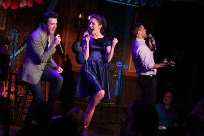 Laura Osnes, Corey Cott, and Jeremy Jordan sing â€œAgonyâ€ from â€œInto  Photo