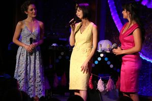 Laura Osnes, Susan Egan, and Courtney Reed sing the title song from â€"Beauty and Photo