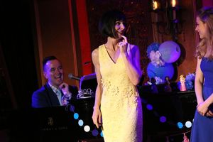 Benjamin Rauhala and Susan Egan plan a birthday surprise for Christy Altomare Photo