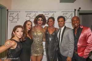 Christina Bianco, Julia Murney, Marti Cummings, Luann de Lesseps, David Burnham, Kevi Photo