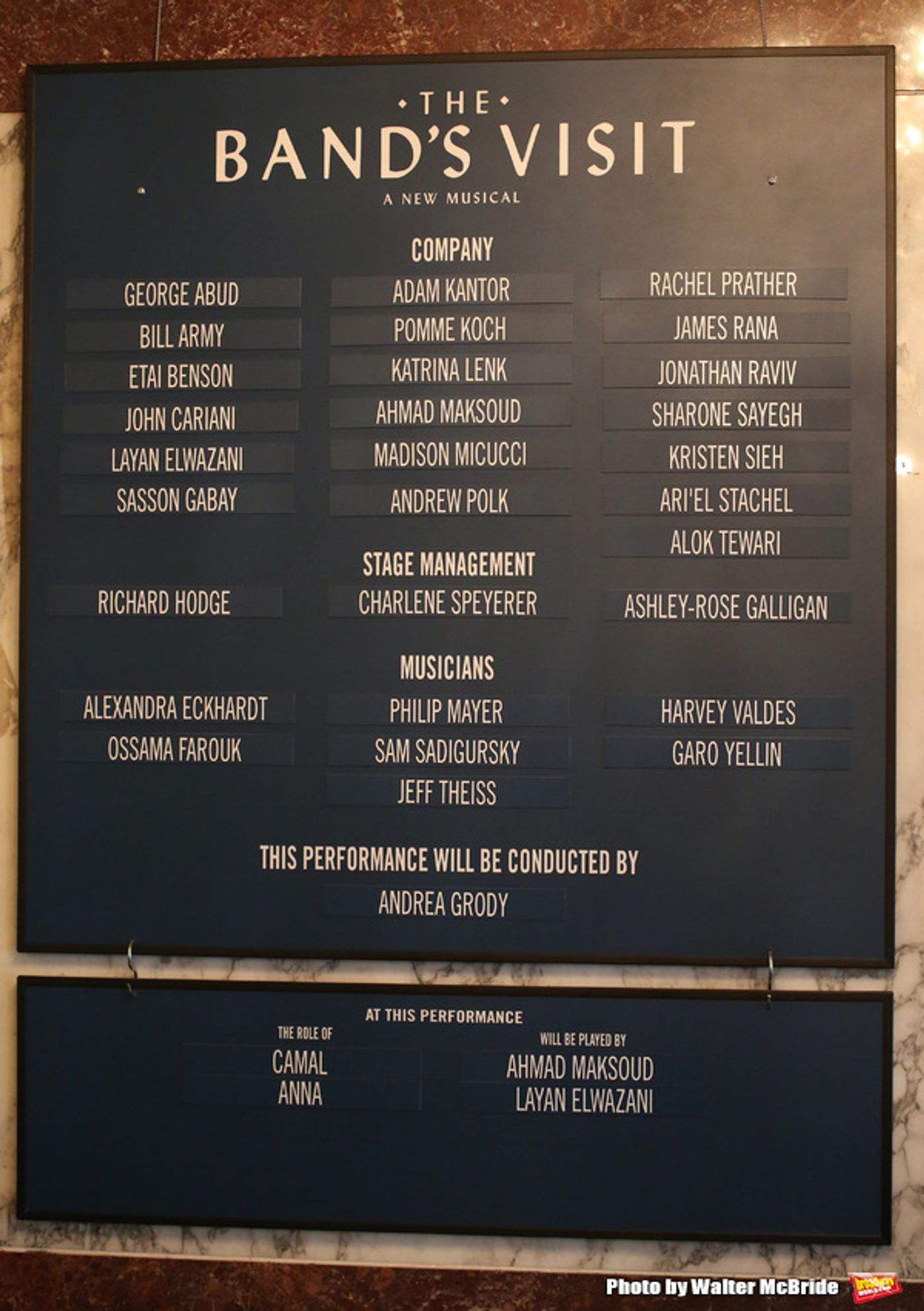 Photo Coverage: Sasson Gabay Takes His First Bow in THE BAND'S VISIT Photo Coverage: Sasson Gabay Takes His First Bow in THE BAND'S VISIT Image