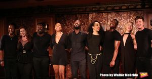 Dwayne Cooper, Alysha Umphrees, Kyle Taylor Parker, Dionne D. Figgins, John Edwards, Nicole Vanessa Ortiz, Jelani Remy, Emma Degerstedt and Max Sangerman @ BroadwayWorld Dwayne Cooper, Alysha Umphrees, Kyle Taylor Parker, Dionne D. Figgins, John Edwards, Photo