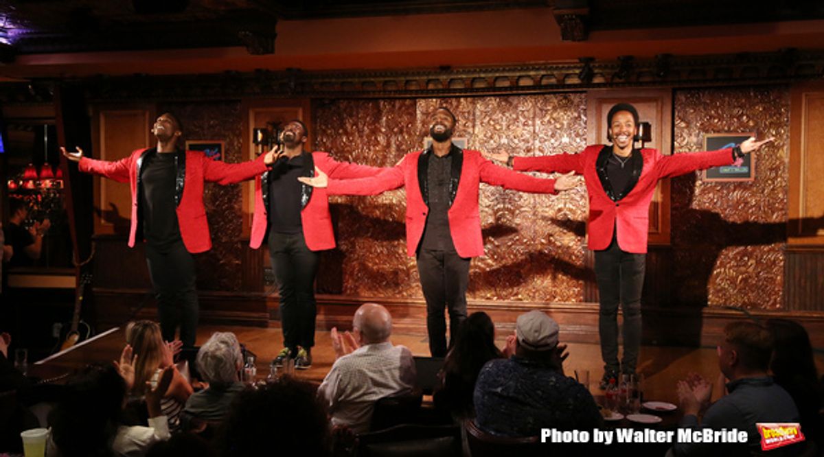 John Edwards,  Kyle Taylor Parker, Jelani Remy and Dwayne Cooper at 