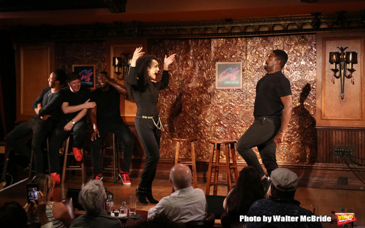 Nicole Vanessa Ortiz and Kyle Taylor Parker and cast  at 