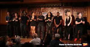 Dwayne Cooper, Alysha Umphrees, Kyle Taylor Parker, Dionne D. Figgins, John Edwards, Nicole Vanessa Ortiz, Jelani Remy, Emma Degerstedt and Max Sangerman @ BroadwayWorld Dwayne Cooper, Alysha Umphrees, Kyle Taylor Parker, Dionne D. Figgins, John Edwards, Photo
