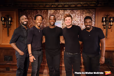 John Edwards, Dwayne Cooper,Jelani Remy, Max Sangerman and Kyle Taylor Parker Photo