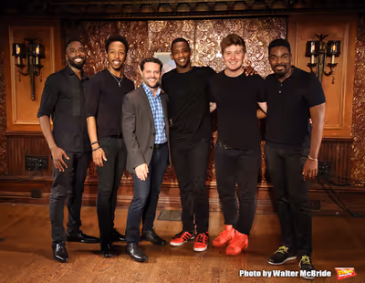 John Edwards, Dwayne Cooper,Joshua Bergasse, Jelani Remy, Max Sangerman and Kyle Tayl Photo