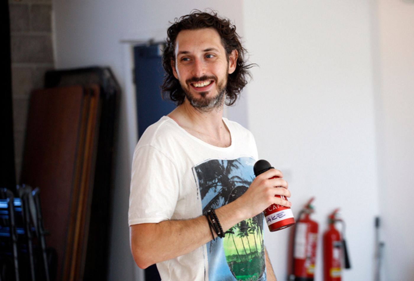 Photo Flash: In Rehearsal With Les Dennis, Blake Harrison, Nitin Ganatra and Tala Gouveia in END OF THE PIER at Park Theatre  Image