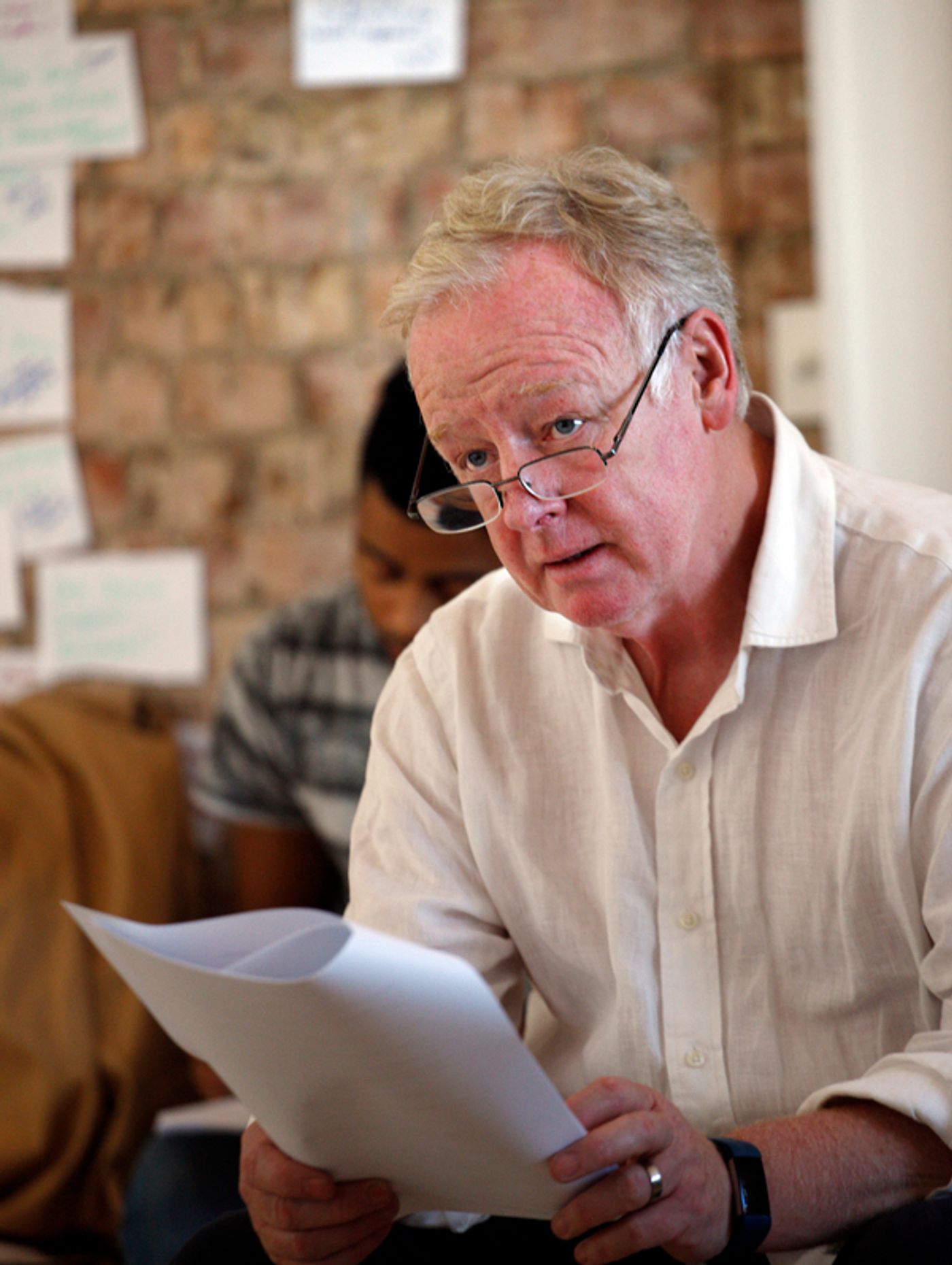 Photo Flash: In Rehearsal With Les Dennis, Blake Harrison, Nitin Ganatra and Tala Gouveia in END OF THE PIER at Park Theatre  Image
