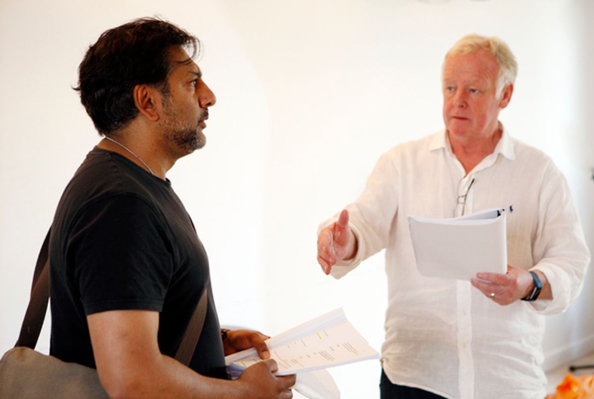 Nitin Ganatra and Les Dennis at 