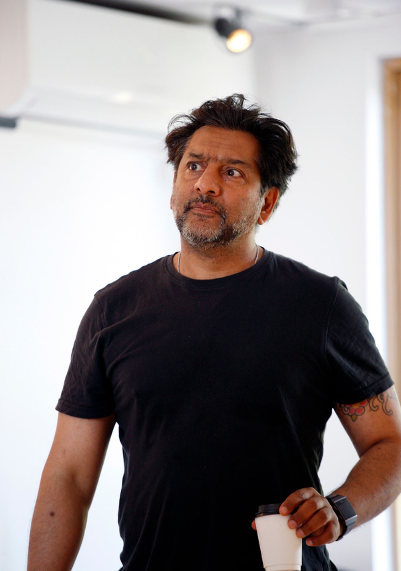 Photo Flash: In Rehearsal With Les Dennis, Blake Harrison, Nitin Ganatra and Tala Gouveia in END OF THE PIER at Park Theatre  Image