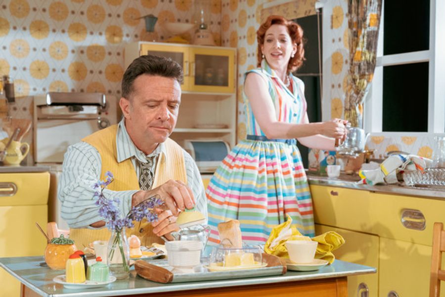 Photo Flash: First Look at Katherine Parkinson and the Cast of HOME, I'M DARLING Image
