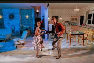 Kathryn Drysdale as Fran and Barnaby Kay as Marcus Photo