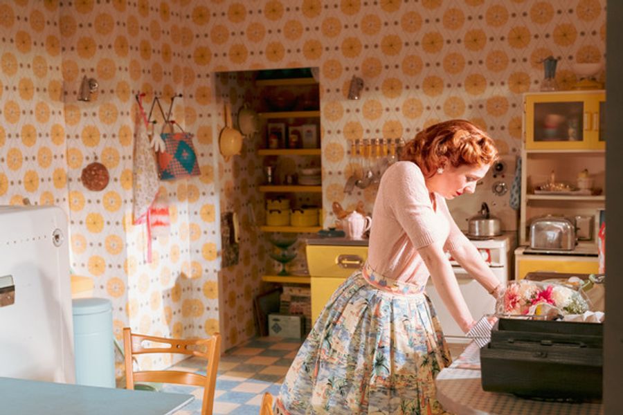 Photo Flash: First Look at Katherine Parkinson and the Cast of HOME, I'M DARLING Image