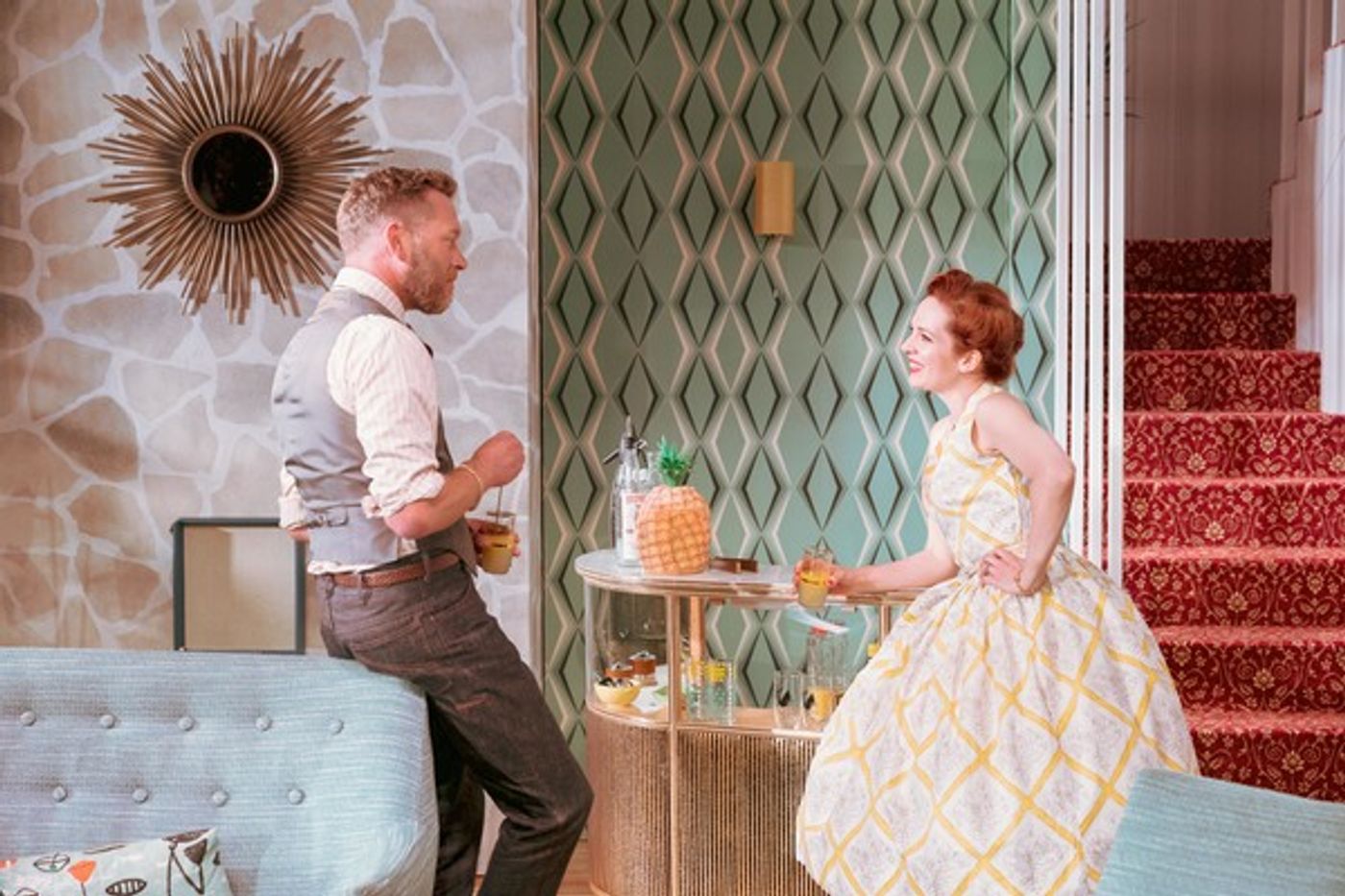 Photo Flash: First Look at Katherine Parkinson and the Cast of HOME, I'M DARLING  Image