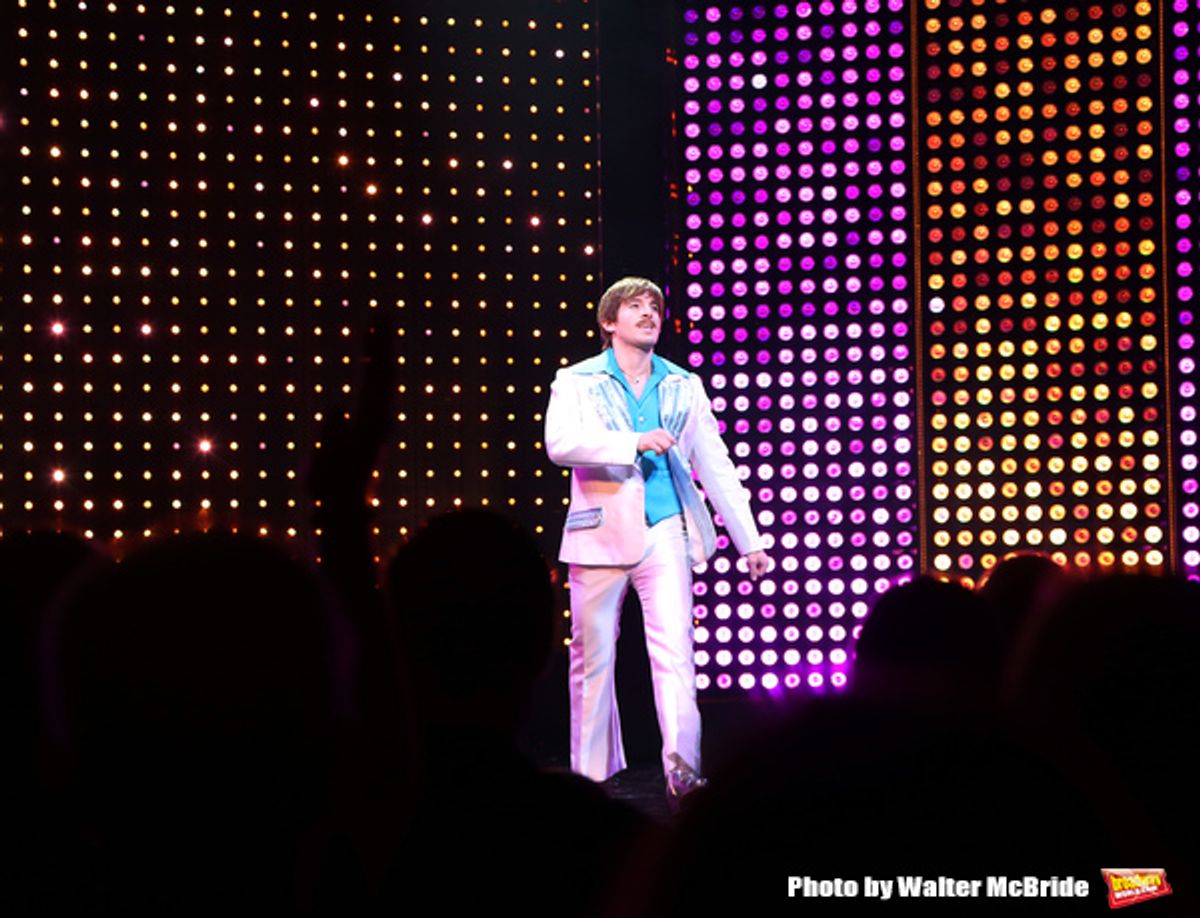 CHICAGO, IL - JUNE 28:  Jarrod Spector during the Pre-Broadway Premiere Opening Night Curtain Call for 'The Cher Show' at the Oriental Theatre on June 28, 2018 in Chicago.  (Photo by Walter McBride/Getty Images) *** Local Caption *** Jarrod Spector at 