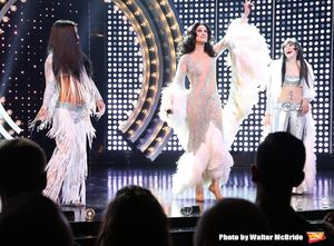 CHICAGO, IL - JUNE 28: Teal Wicks, Stephanie J. Block and Micaela Diamond during the Pre-Broadway Premiere Opening Night Curtain Call for 'The Cher Show' at the Oriental Theatre on June 28, 2018 in Chicago. (Photo by Walter McBride/Getty Images) *** Loc @ BroadwayWorld CHICAGO, IL - JUNE 28: Teal Wicks, Stephanie J. Block and Micaela Diamond during the Photo