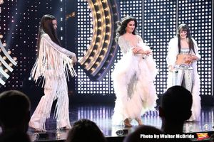 CHICAGO, IL - JUNE 28: Teal Wicks, Stephanie J. Block and Micaela Diamond during the Pre-Broadway Premiere Opening Night Curtain Call for 'The Cher Show' at the Oriental Theatre on June 28, 2018 in Chicago. (Photo by Walter McBride/Getty Images) *** Loc @ BroadwayWorld CHICAGO, IL - JUNE 28: Teal Wicks, Stephanie J. Block and Micaela Diamond during the Photo
