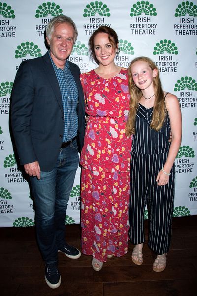 Patrick McEnroe, Melissa Errico, Victoria McEnroe Photo