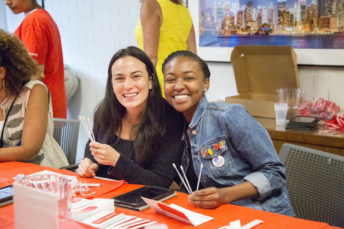 Alyssa Fox and Aisha Jackson at 