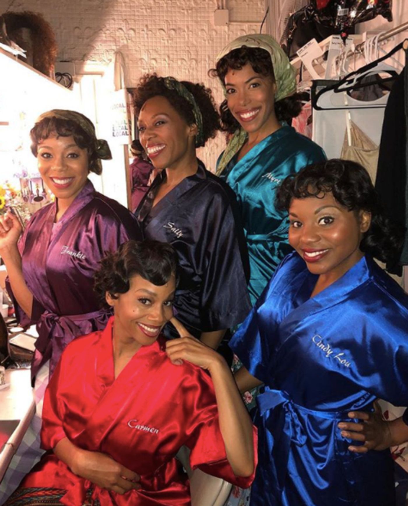 Photo Flash: The Ladies of CARMEN JONES Get Sultry in Silk and More Saturday Intermission Pics!  Image