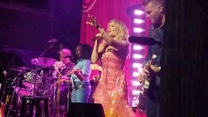 Kylie Minogue and band performing at Bowery Ballroom, Monday, June 25, 2018. Photo by @TheMickLewis @ BroadwayWorld Kylie Minogue and band performing at Bowery Ballroom, Monday, June 25, 2018. Photo by Photo