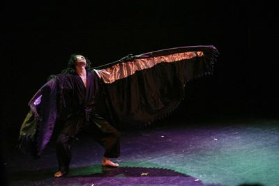 Pan Yu as Zopilote, the ancient Vulture God of Mayan legend. Photo by Thomas Wilson @ Photo