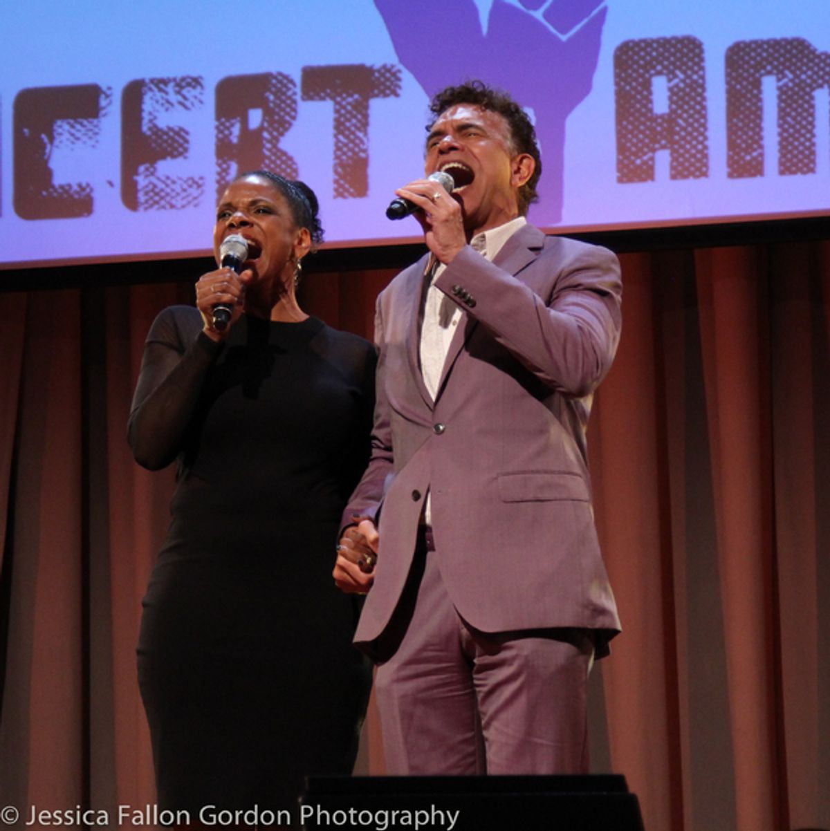 Audra McDonald and Brian Stokes Mitchell at 